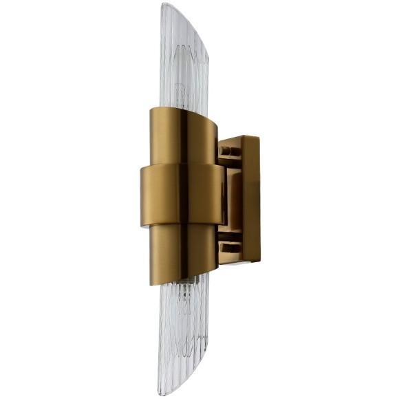 Бра Crystal Lux JUSTO AP2 BRASS