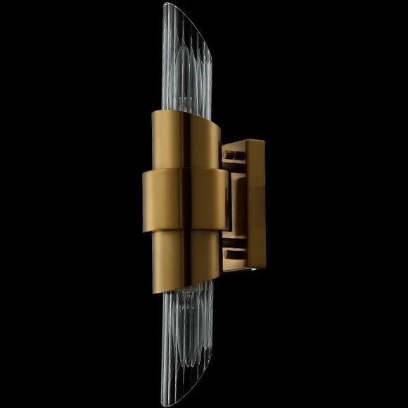 Бра Crystal Lux JUSTO AP2 BRASS