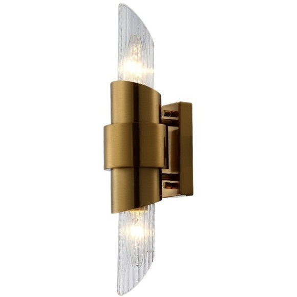 Бра Crystal Lux JUSTO AP2 BRASS