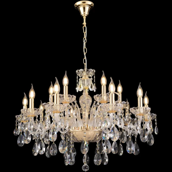Люстра Crystal Lux MONICA SP10+5 GOLD