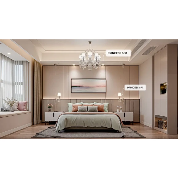 Светильник подвесной Crystal Lux PRINCESS SP1 Светильник подвесной Crystal Lux PRINCESS SP1