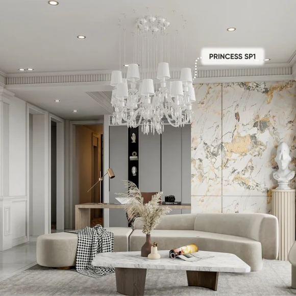 Светильник подвесной Crystal Lux PRINCESS SP1 Светильник подвесной Crystal Lux PRINCESS SP1