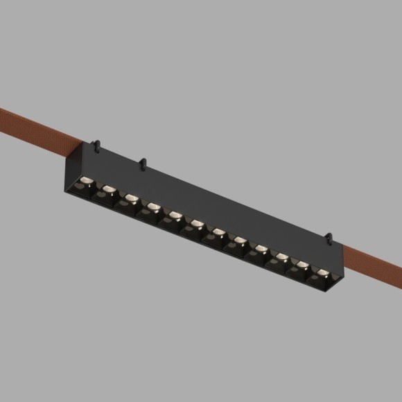 DK5571-BK Cветодиодный светильник на ременный шинопровод Denkirs Belty CRI90+ 3000К 1020Лм 24° 12Вт