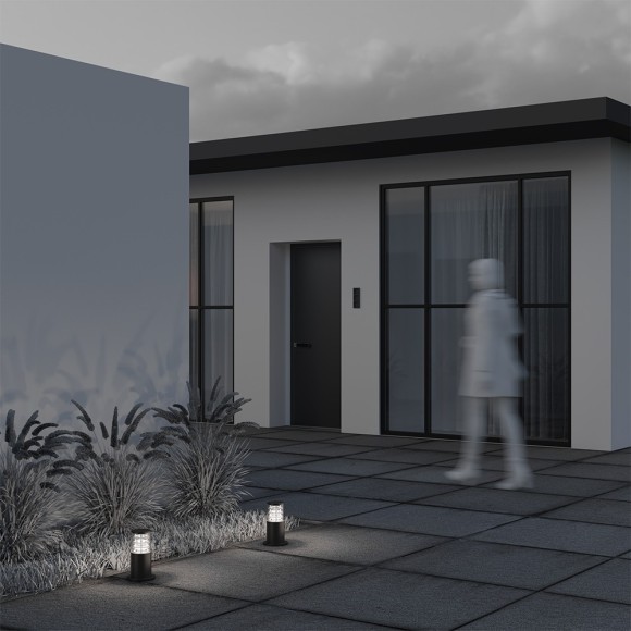 Уличный наземный светильник Maytoni O576FL-01B1 Bronx IP54 под лампу 1xE27 60W