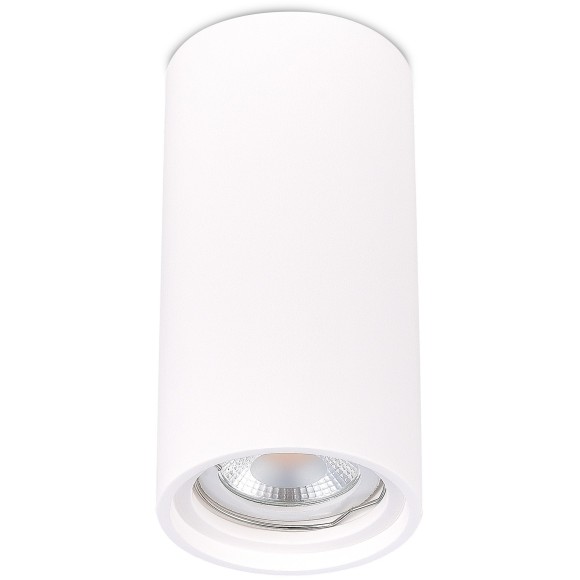 ST155.502.01 Светильник потолочный Белый GU10 1*50W IP20 D70xH140 180-240V Без ламп Накладные светильники