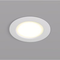 DK3046-WH Встраиваемый светильник, IP 20, 5Вт, LED, белый, пластик