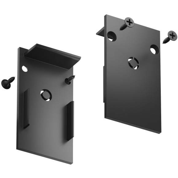 Комплект из 2 заглушек для накл. и встр. в ГКЛ шинопровода Smart 220V Denkirs TR2107-BK