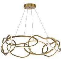 SL6505.203.84 Светильник подвесной ST-Luce Золотистый/Золотистый LED 1*84W 4000K ABRA