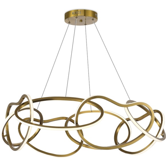 SL6505.203.84 Светильник подвесной ST-Luce Золотистый/Золотистый LED 1*84W 4000K ABRA