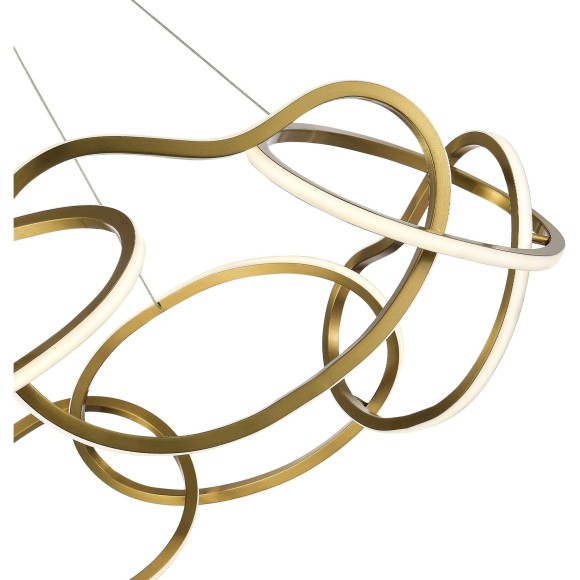 SL6505.203.84 Светильник подвесной ST-Luce Золотистый/Золотистый LED 1*84W 4000K ABRA SL6505.203.84 Светильник подвесной ST-Luce Золотистый/Золотистый LED 1*84W 4000K ABRA