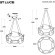 SL6505.203.84 Светильник подвесной ST-Luce Золотистый/Золотистый LED 1*84W 4000K ABRA