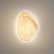 Odeon Light MARBELLA 6684/10WL Настенный LED-светильник органический минимализм, 10Вт, 800Лм, CCT перекл. цветовой температуры на корпусе 3000/3500/4000К, CRI90, 220В, IP20, белый алебастр и бронзовый металл, высота 220 мм, ширина 153 мм, глубина 77 мм