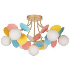 Потолочная люстра Arte Lamp PEACOCK A1369PL-7MD Потолочная люстра Arte Lamp PEACOCK A1369PL-7MD