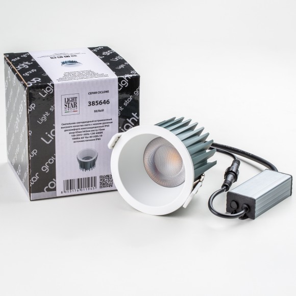 Светильник светодиодный универсальный IP44 Ciclone Lightstar 385646 Светильник светодиодный универсальный IP44 Ciclone Lightstar 385646