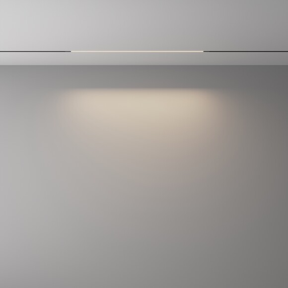Maytoni Exility X TR240-2-12W4K-B Трековый линейный светодиодный черный магнитный светильник длиной 61см, с DIP переключателем группы включения на корпусе, 610x11x11мм, LED SMD Epistar 12Вт 4000K 650Лм CRI90 120° IP20 48В