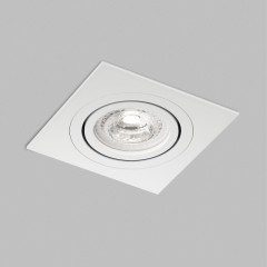 Встраиваемый точечный поворотный светильник Denkirs PRIME DK-DH2021-WH (GU5.3, LED, 15 Вт, IP20, белый, алюминий)