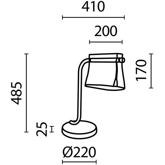 Настольный светильник Maytoni MOD170TL-L8BS3K Настольный светильник Maytoni MOD170TL-L8BS3K