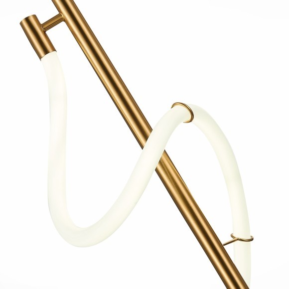 SL6102.303.16 Светильник подвесной ST-Luce Латунь/Белый LED 1*16W 4000K SAGRATO SL6102.303.16 Светильник подвесной ST-Luce Латунь/Белый LED 1*16W 4000K SAGRATO