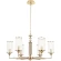 Люстра Crystal Lux GLORIA SP6 BRASS
