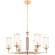 Люстра Crystal Lux GLORIA SP6 BRASS
