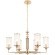 Люстра Crystal Lux GLORIA SP6 BRASS