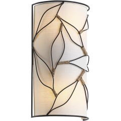 SL6228.401.02 Светильник настенный ST-Luce Черный/Бежевый E27 2*60W ROOT SL6228.401.02 Светильник настенный ST-Luce Черный/Бежевый E27 2*60W ROOT