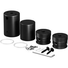 Набор для вертикального накладного монтажа Nemo D25 черный 20312 Набор для вертикального накладного монтажа Nemo D25 черный 20312