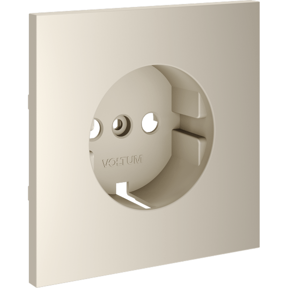 Накладка для розетки с заземлением, S70 (кашемир)