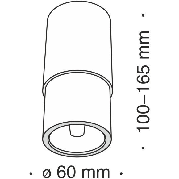 Потолочный светильник Technical C033WL-01W Потолочный светильник Technical C033WL-01W