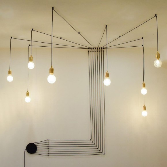 Люстра паук Lussole GRLSP-9554 FAIRBANKS IP21 под лампы 8xE27 80W