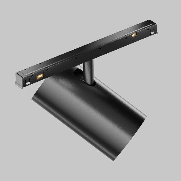 Maytoni EXILITY X TR243-4-12WTW-DSZ-B Трековый светодиодный черный магнитный SMART светильник цилиндр диаметром 5.5см, с полным управлением по Zigbee 3.0, LED 12Вт 2700-6000K 1290Лм CRI90 36° IP20 48В