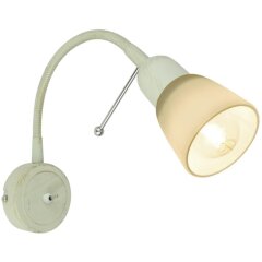 Спот настенный Arte Lamp A7009AP-1WG LETTURA под лампу 1xE14 40W Спот настенный Arte Lamp A7009AP-1WG LETTURA под лампу 1xE14 40W