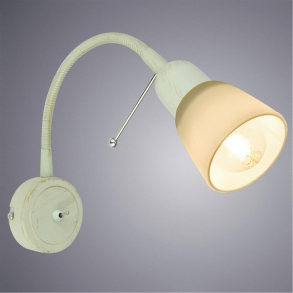 Спот настенный Arte Lamp A7009AP-1WG LETTURA под лампу 1xE14 40W Спот настенный Arte Lamp A7009AP-1WG LETTURA под лампу 1xE14 40W