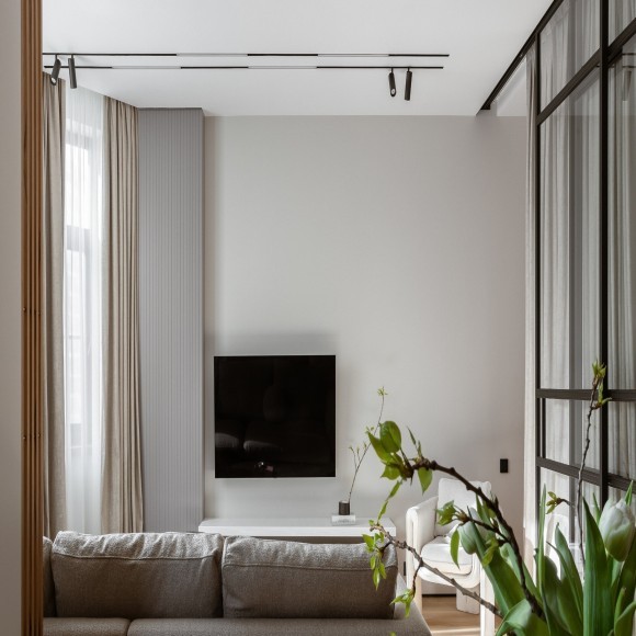 TR012-2-20W4K-B Трековый магнитный светодиодный светильник Maytoni Gravity CRI90+ 4000К 1600Лм 120° 20Вт