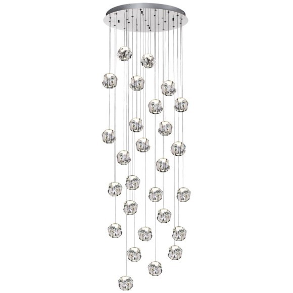 Люстра каскадная LED 120W 4000K 6000Лм Odeon Light JEMSTONE 5084/120L