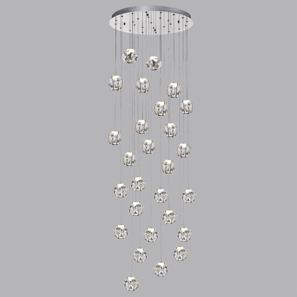 Люстра каскадная LED 120W 4000K 6000Лм Odeon Light JEMSTONE 5084/120L