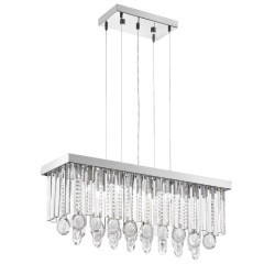 93422 EGLO CALAONDA Люстра с 7 лампами G9, 231Вт, хрусталь, хромированный