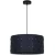 Arte Lamp Fleece A7097SP-1BK Подвесной современный светильник с плафоном 38 см, черно-синий фетровый абажур-цилиндр, черный металл, высота провода 100 см, лампа E27 1шт до 40Вт IP20 220В