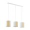 43402 EGLO ARNHEM Подвесной светильник с тремя лампами E27, 120Вт, бумажные плафоны водоросли, сталь, белый, коричневый