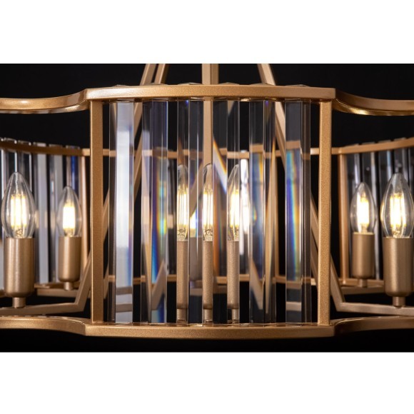 Люстра на штанге Maytoni MOD087PL-06G Solar под лампы 6xE14 40W