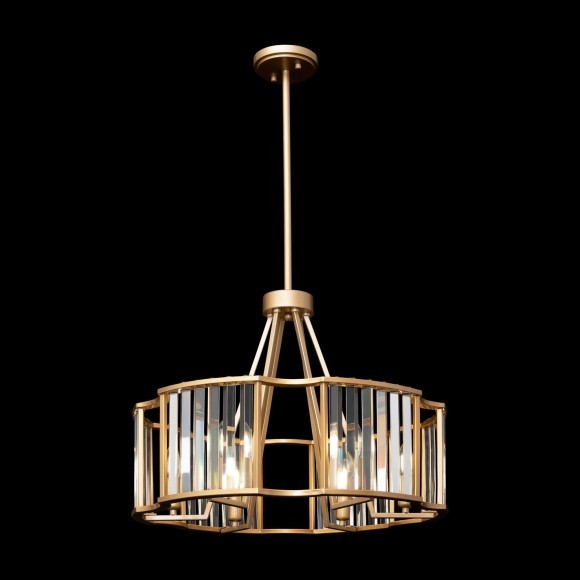 Люстра на штанге Maytoni MOD087PL-06G Solar под лампы 6xE14 40W