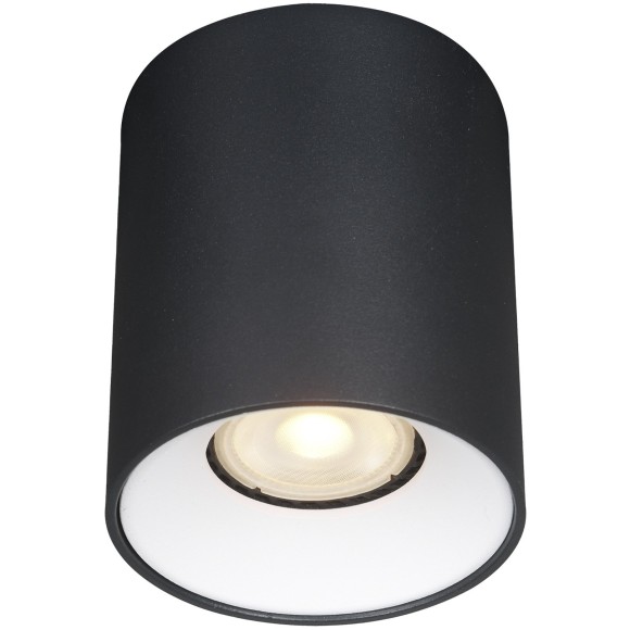 ST167.452.01 Светильник потолочный Черный GU10 1*50W IP20 D80xH95 220V Без ламп Накладные светильники