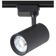 Однофазный двужильный светодиодный трековый светильник Crystallux CLT 0.31 006 30W BL 4000К 2850Лм CRI80+ 24° 30Вт Однофазный двужильный светодиодный трековый светильник Crystallux CLT 0.31 006 30W BL 4000К 2850Лм CRI80+ 24° 30Вт