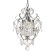 10417 CR LOFT IT BURLESQUE Подвесной светильник, хромированный и прозрачный, E27, 1 × 40 Вт, 220 В