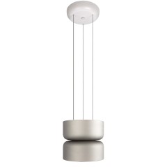 10466/2P Smoke matte Loft It TOTEM Подвесной светильник LED 24 Вт, 3000 К, 2 источника, дымчатые стеклянные плафоны, металлический корпус, IP20