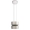 10466/2P Smoke matte Loft It TOTEM Подвесной светильник LED 24 Вт, 3000 К, 2 источника, дымчатые стеклянные плафоны, металлический корпус, IP20