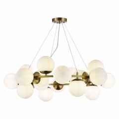 SLE1191-203-20 Светильник подвесной Золотистый/Белый E27 20*60W FRATTA SLE1191-203-20 Светильник подвесной Золотистый/Белый E27 20*60W FRATTA