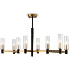 Люстра на штанге Freya FR5167PL-08BS Ambra под лампы 8xE14 40W