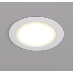 DK3048-WH Встраиваемый светильник, IP 20, 7Вт, LED, белый, пластик DK3048-WH Встраиваемый светильник, IP 20, 7Вт, LED, белый, пластик