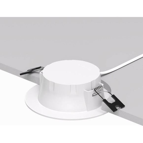 DK3048-WH Встраиваемый светильник, IP 20, 7Вт, LED, белый, пластик